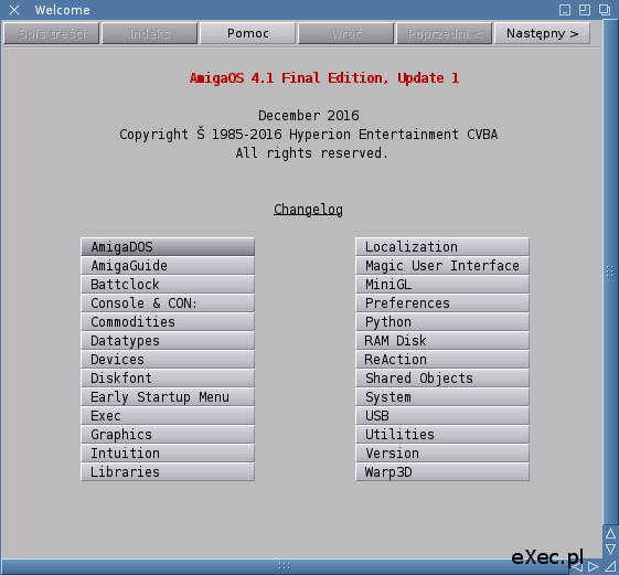 AmigaOS 4.1 Final Edition, Update 1